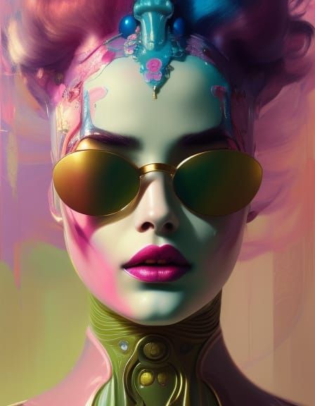 PORTRAIT / OIL PAINT , sunglasses - 7 - AI Generated Artwork ...