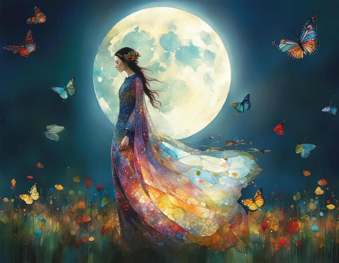 Mistress of the moonlight  by @MoonWolf