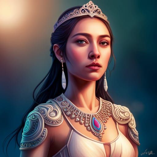 A beautiful princess (hyper realistic) - AI Generated Artwork ...