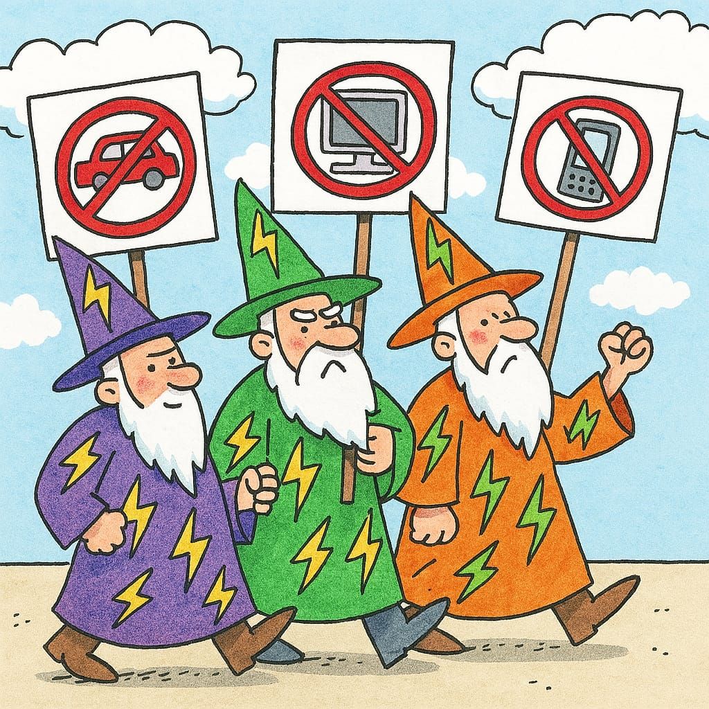 Paid protestors, of course (quest 5-3-2)