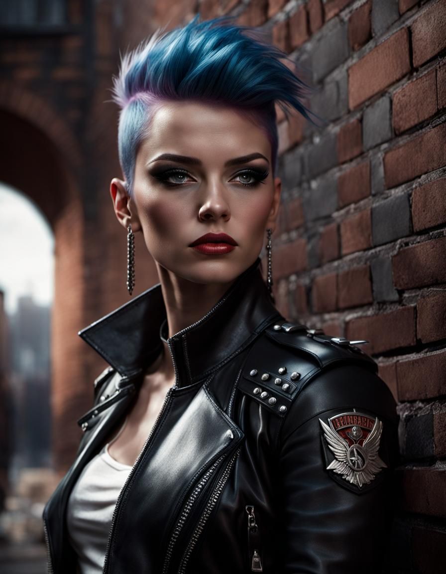 Punk Lady - AI Generated Artwork - NightCafe Creator