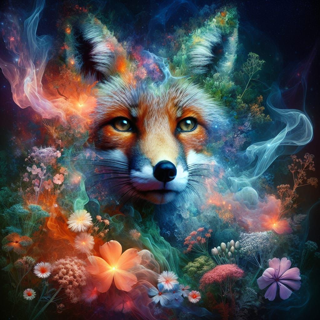 Lucid Fox Dreams  by @Art of Art