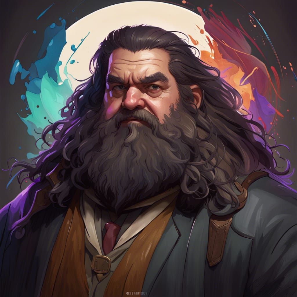 Rubeus Hagrid - AI Generated Artwork - NightCafe Creator