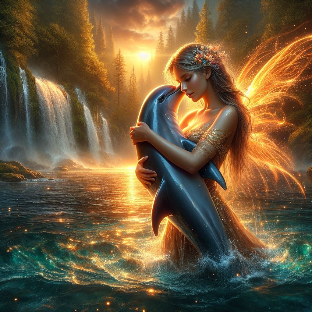 Fairy and Dolphins