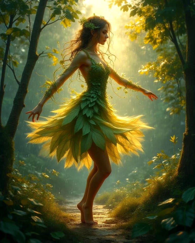 Female spirit of the forest