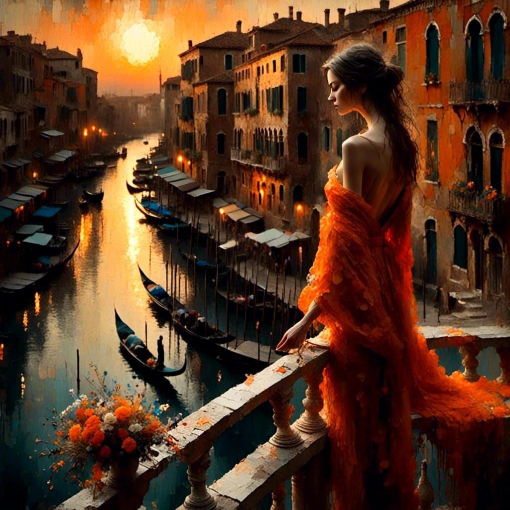 The Last Night in Venice  by @Bloo Bear