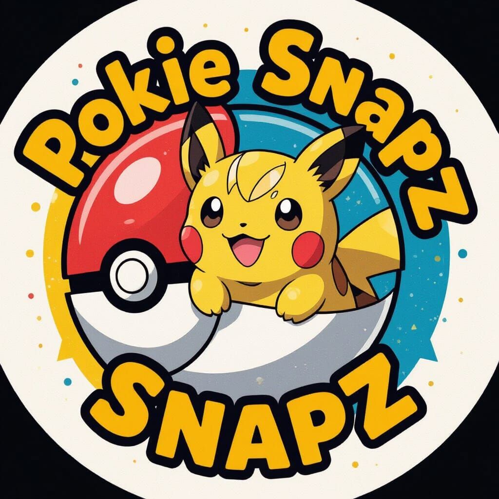 Pokémon  style vinted profile picture with name pokie snapz