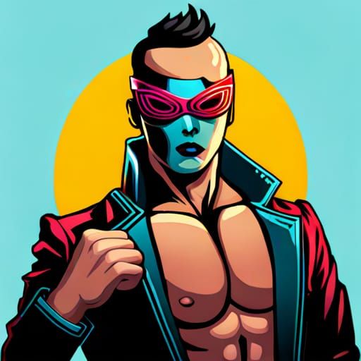 Cyberpunk luchador