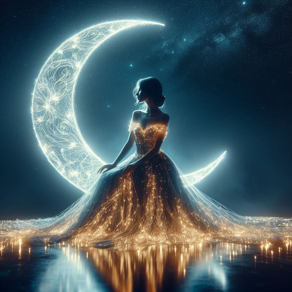 under the light of the moon