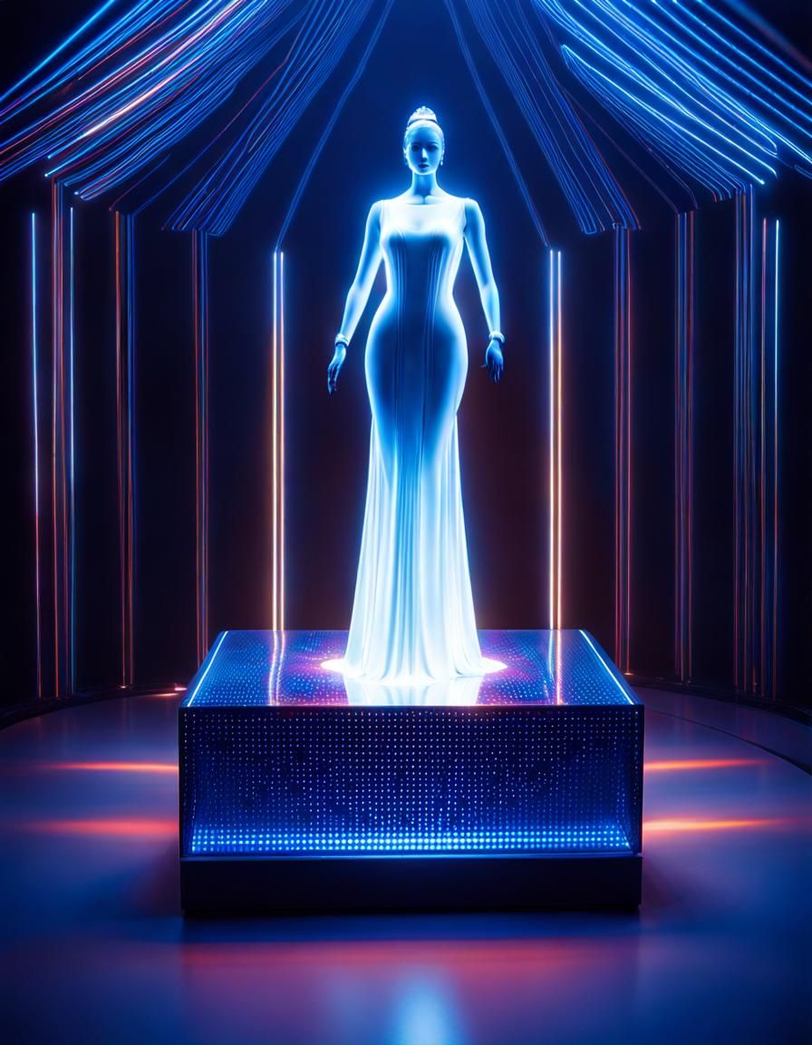 Ask the Oracle - Holographic Art  by @Chikiwi