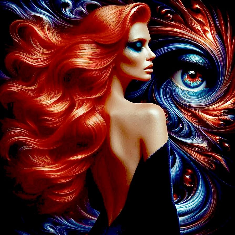 The Black Eye Red Hair