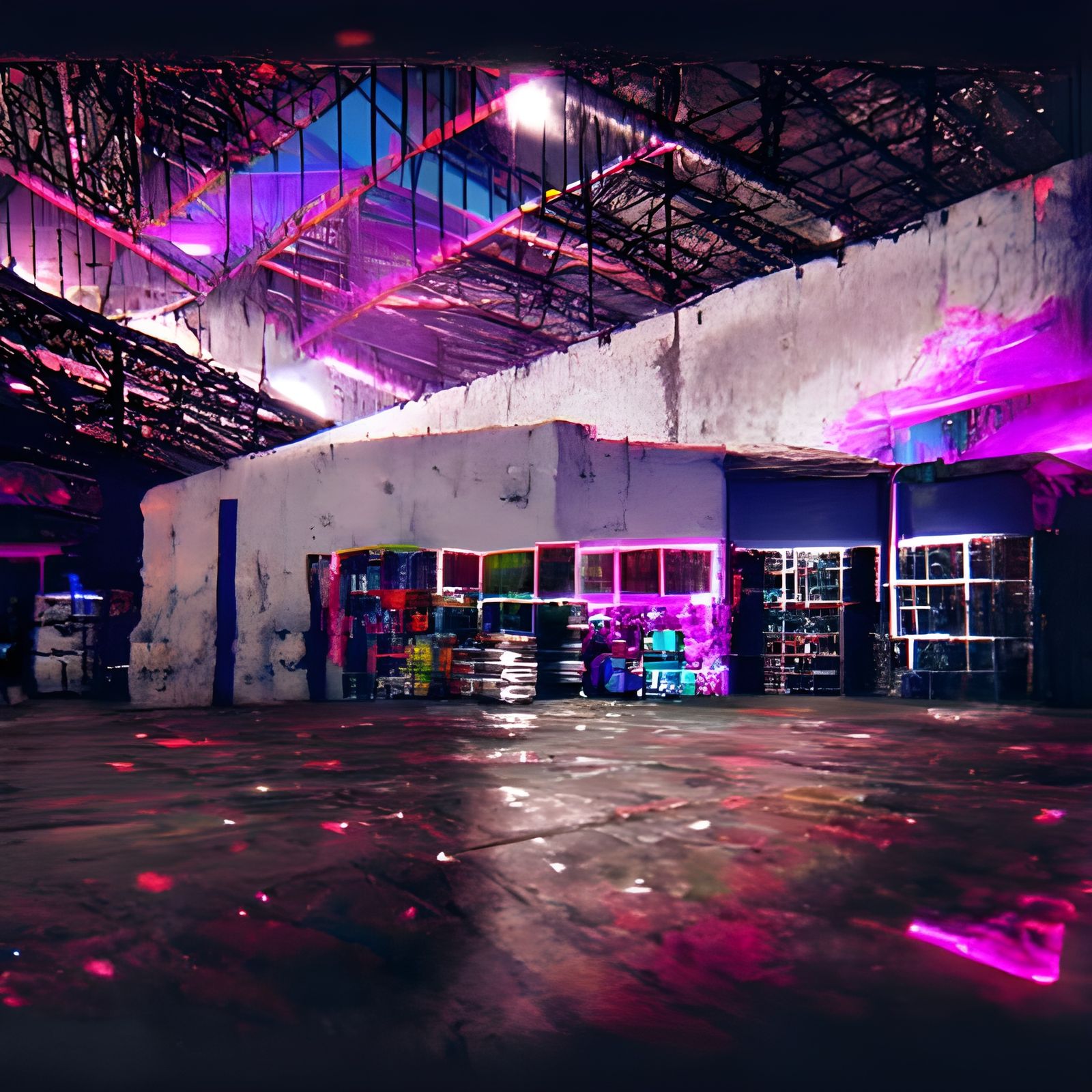 Playing a warehouse show tonight