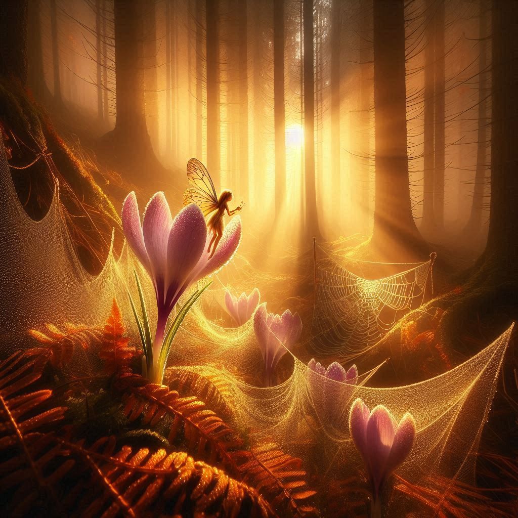 Autumn Crocus Fairy