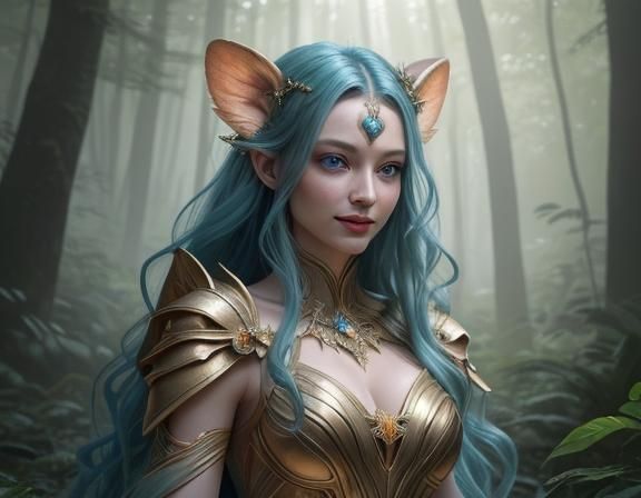 solarpunk-fairy blue
