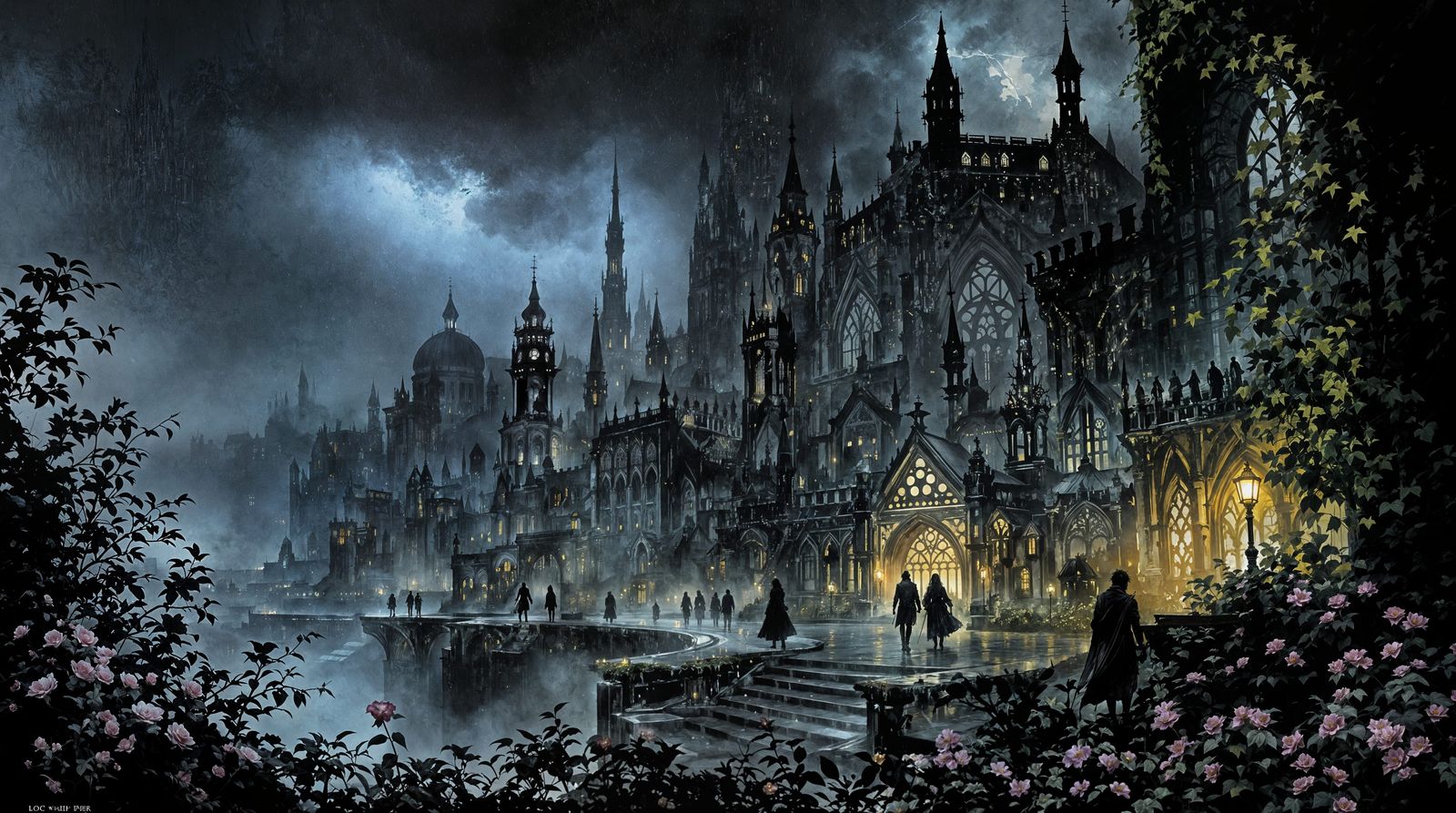 Rainy Night  by @OokamiKasumi