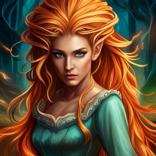 Orange-Haired Common Elf
