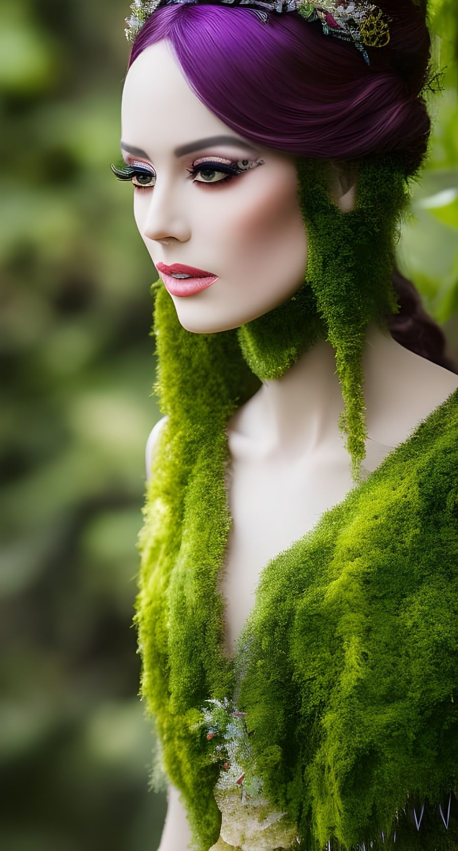 I needed the moss