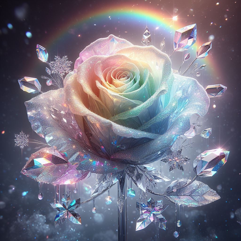 Rainbow Rose