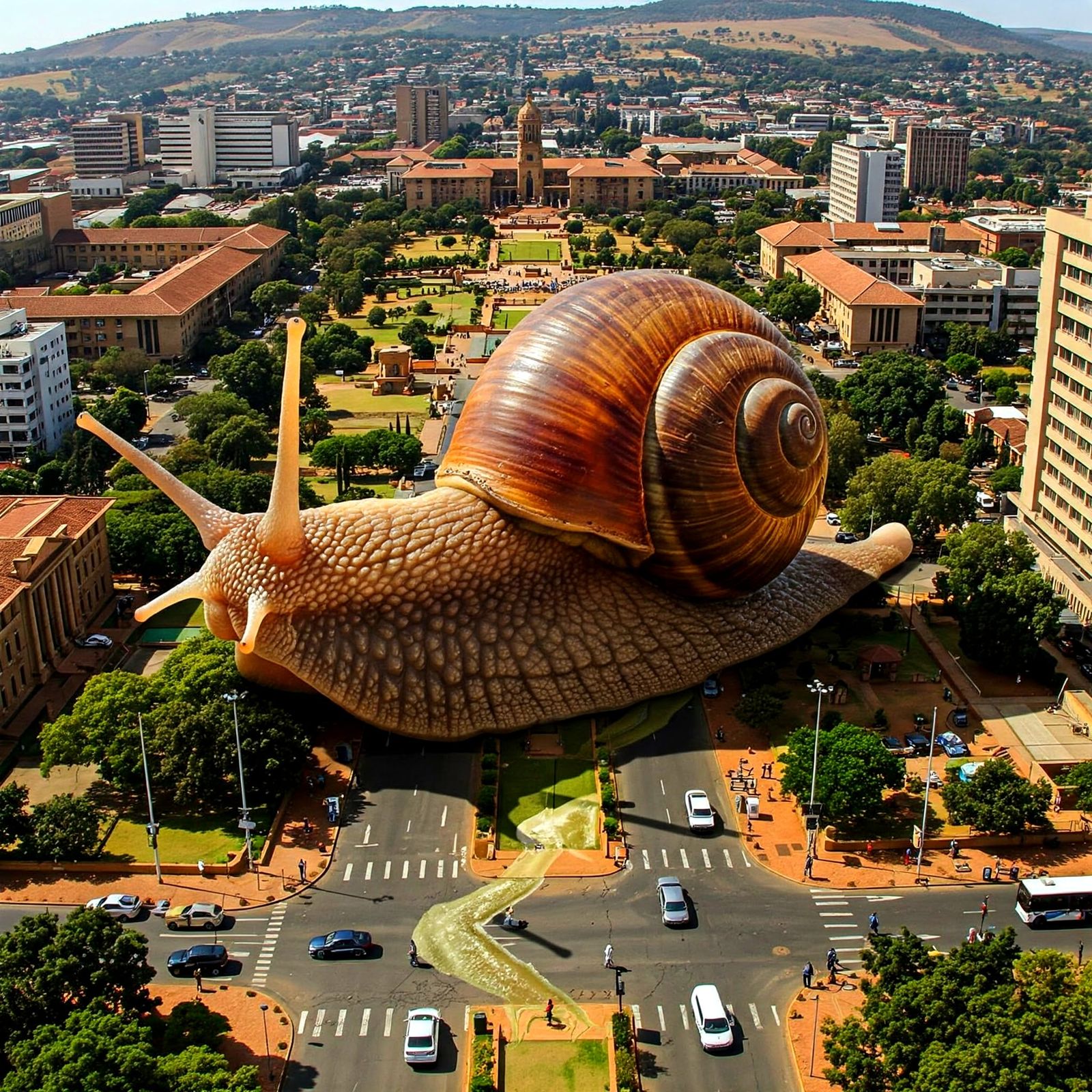 We don't call them GIANT African Land Snails for nothing