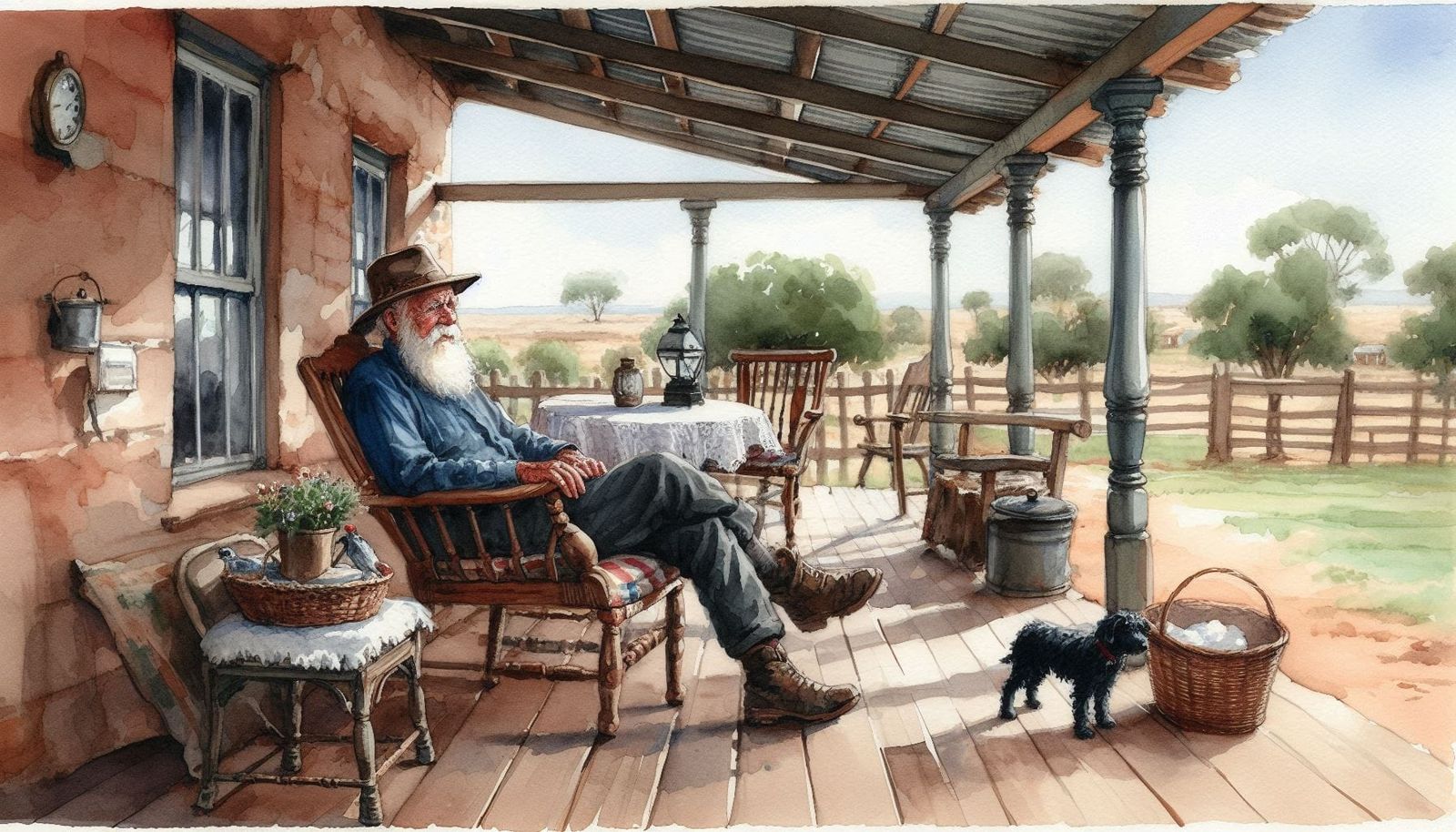 Oupa en Ouma sit op die stoep... (3)