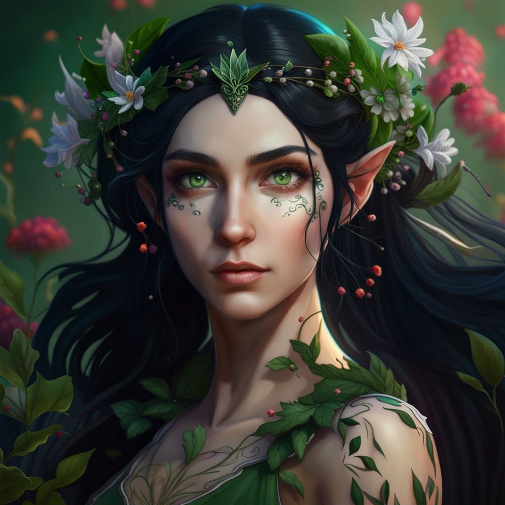 Flower elf - AI Generated Artwork - NightCafe Creator