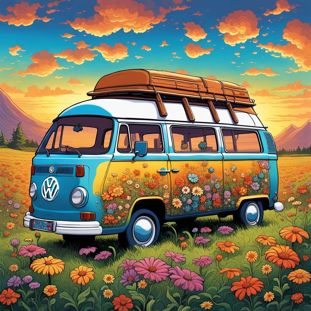 Flower Power car