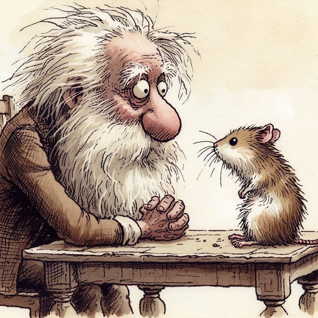 Seldom before had the old man been so fascinated by a new pe...