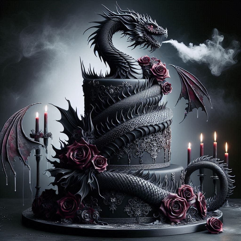 The Wyrm’s Feast: A Gothic Dragon