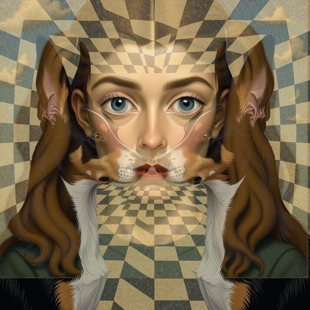 Optical illusion art