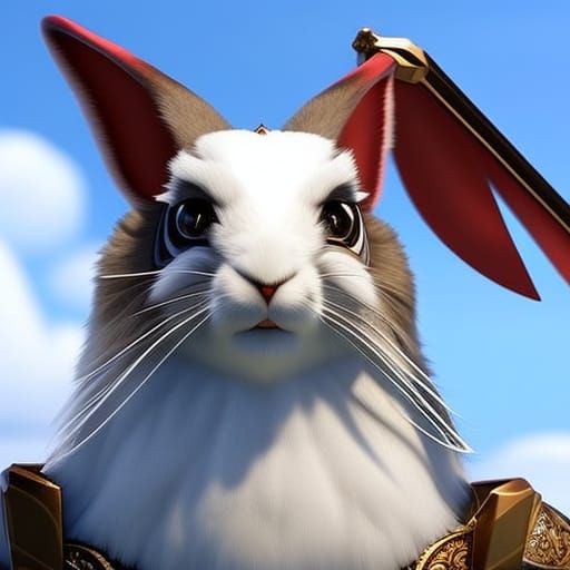 Noble Rabbit Captain - AI Generated Artwork - NightCafe Creator