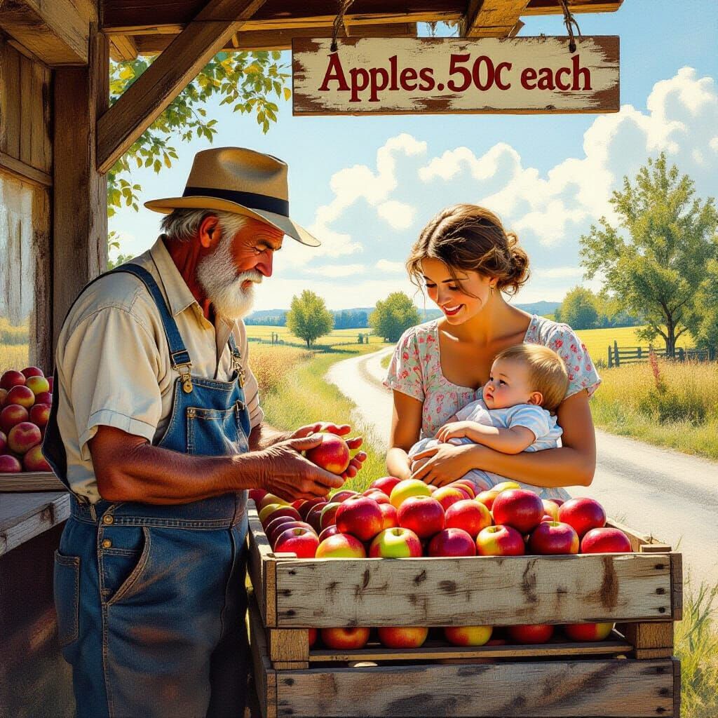 Negotiating at the Apple Stall: Americana Painting