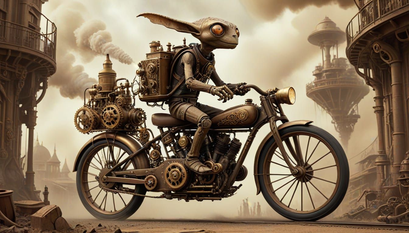 E.T et son velo.   by @chrysia73