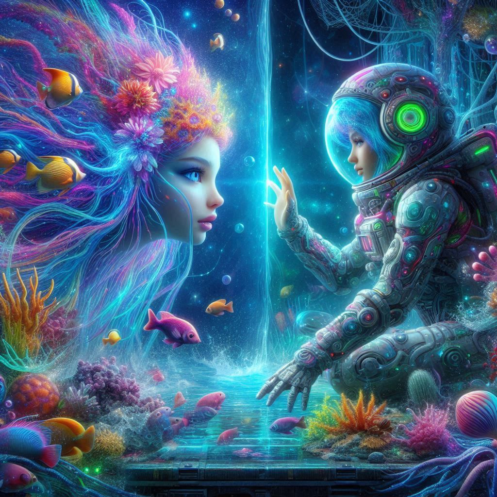Aquanaut and Mermaid