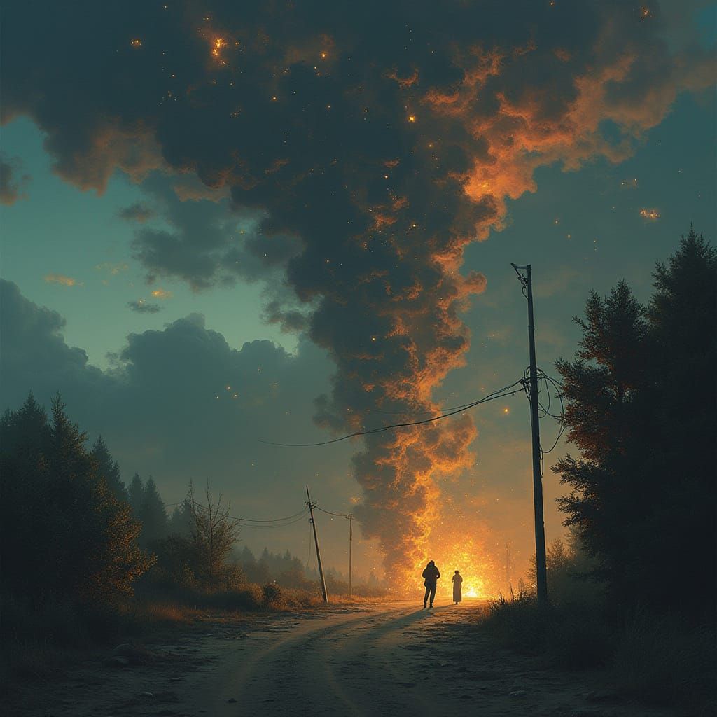 Whimsical Terrarium with Miniature Amusement Park