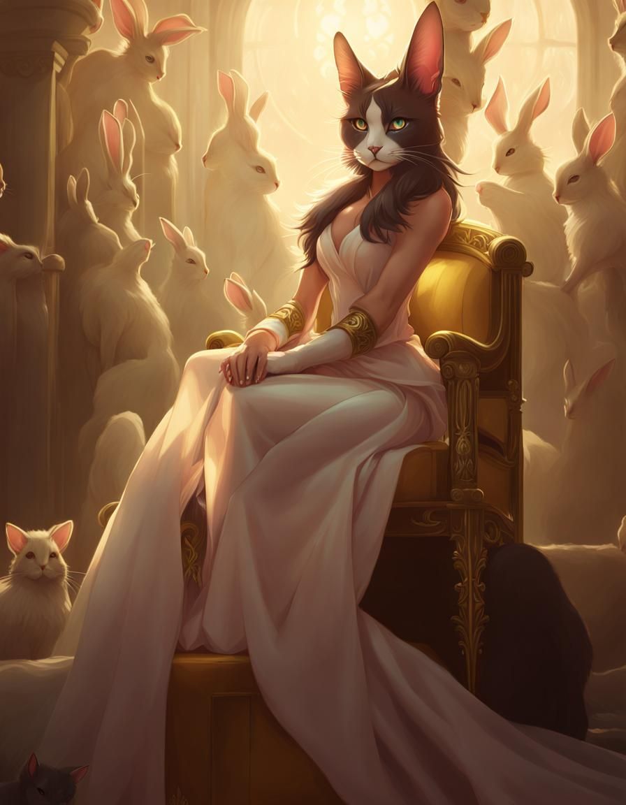 Her Majesty Upon the Throne