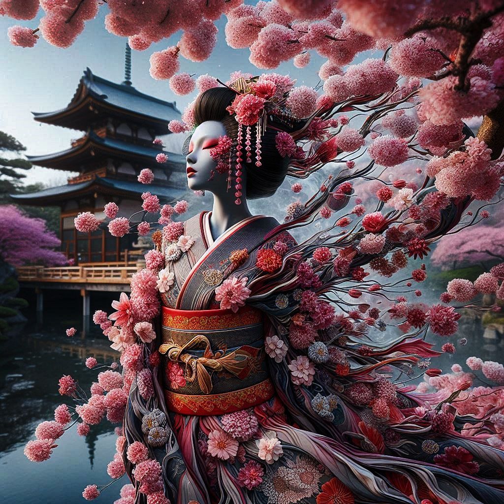 Cherry Blossom Geisha