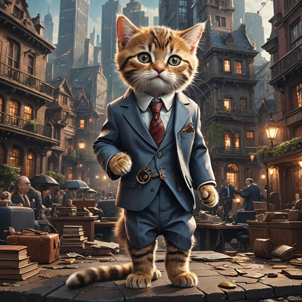 Mr Kitten is now in Business