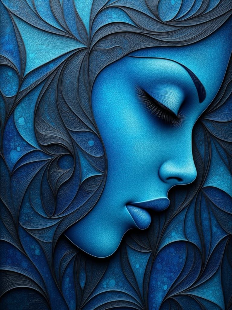 Shapely blue beauty  by @Gumnut