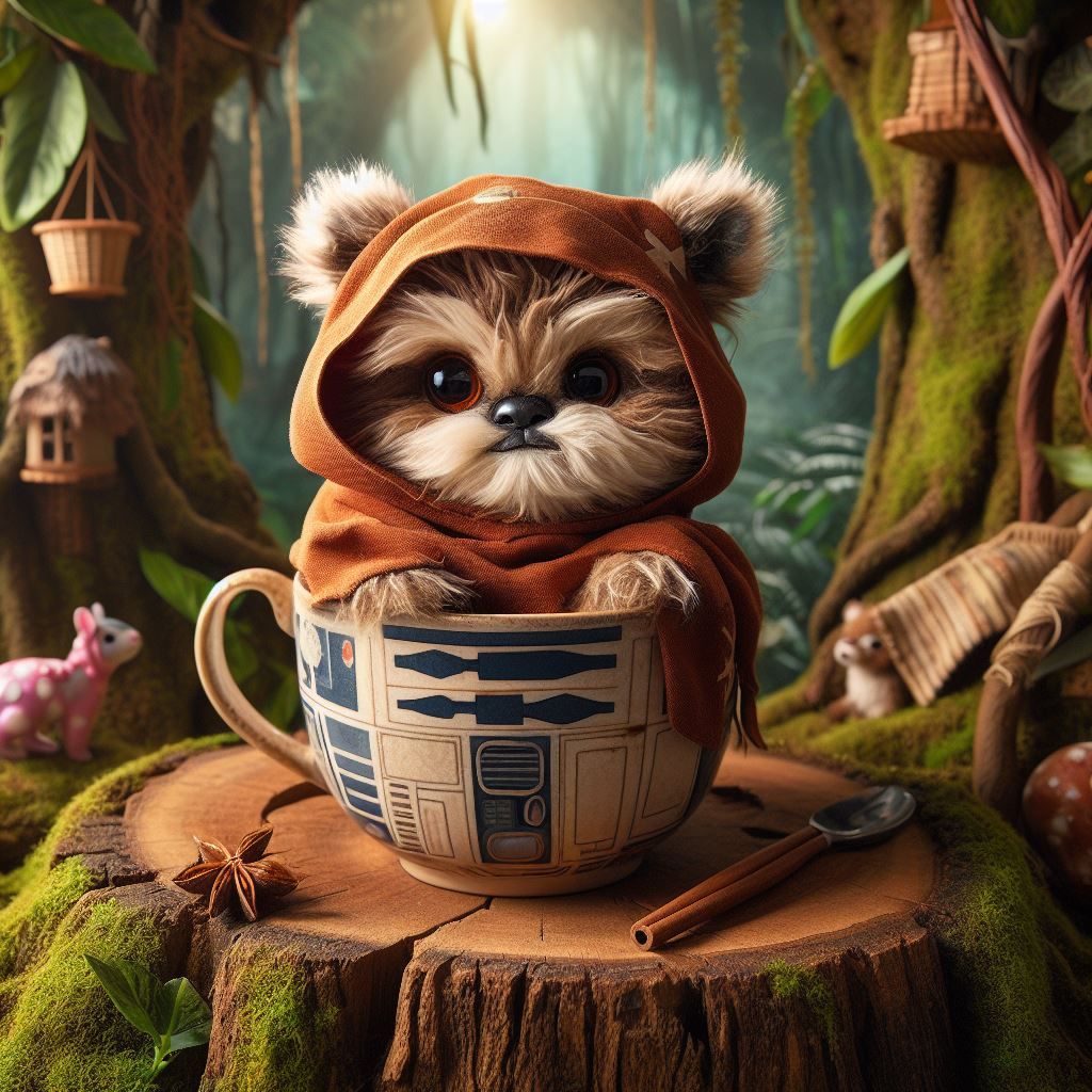 Ewok In teacup
