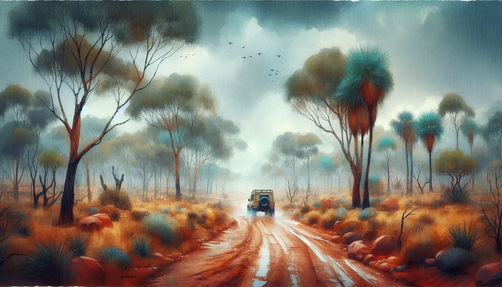 When the rain tumbles down in July