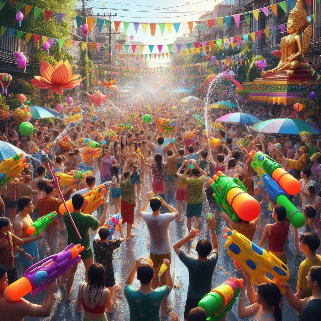 Songkran festival 2024, Thailand