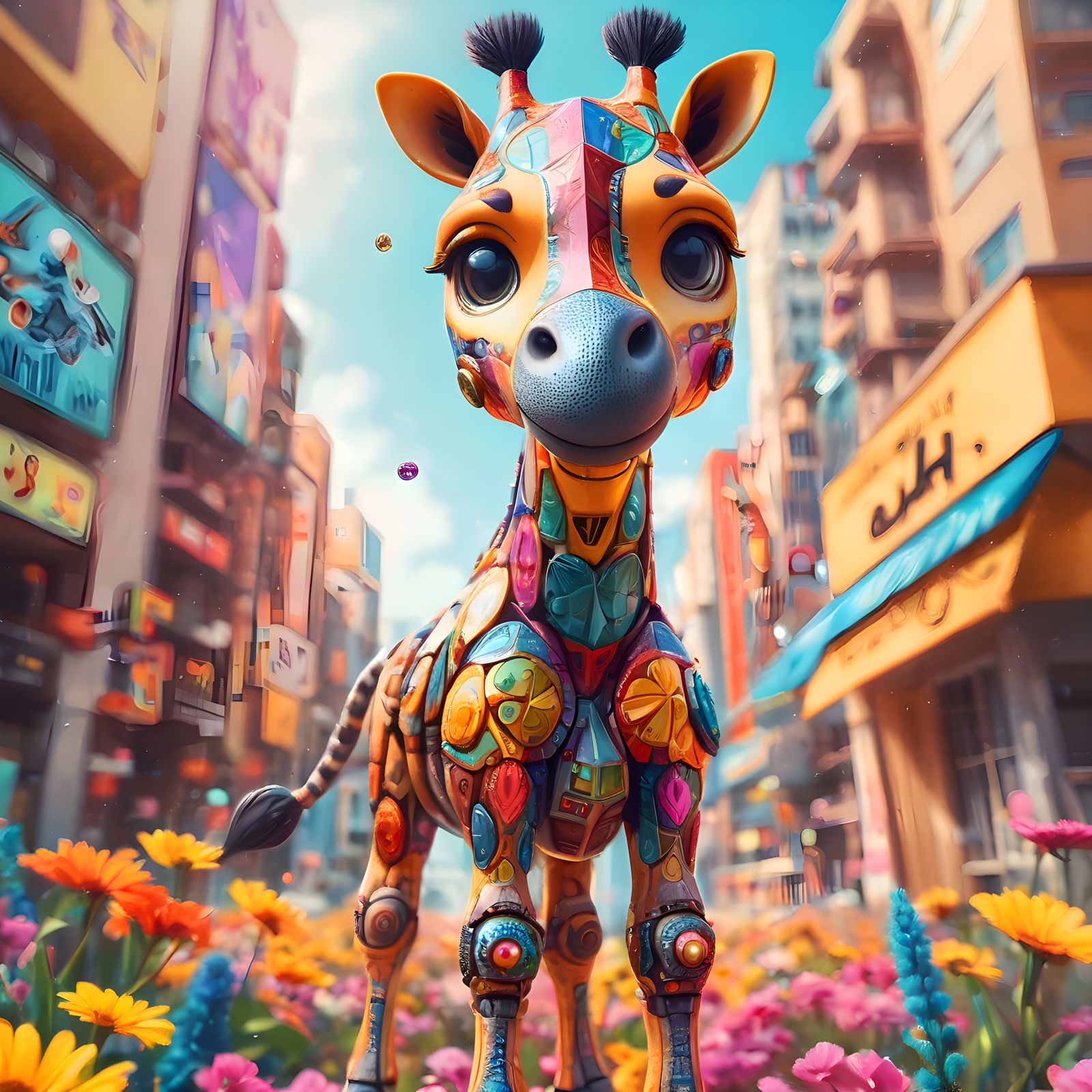 Robot Giraffe