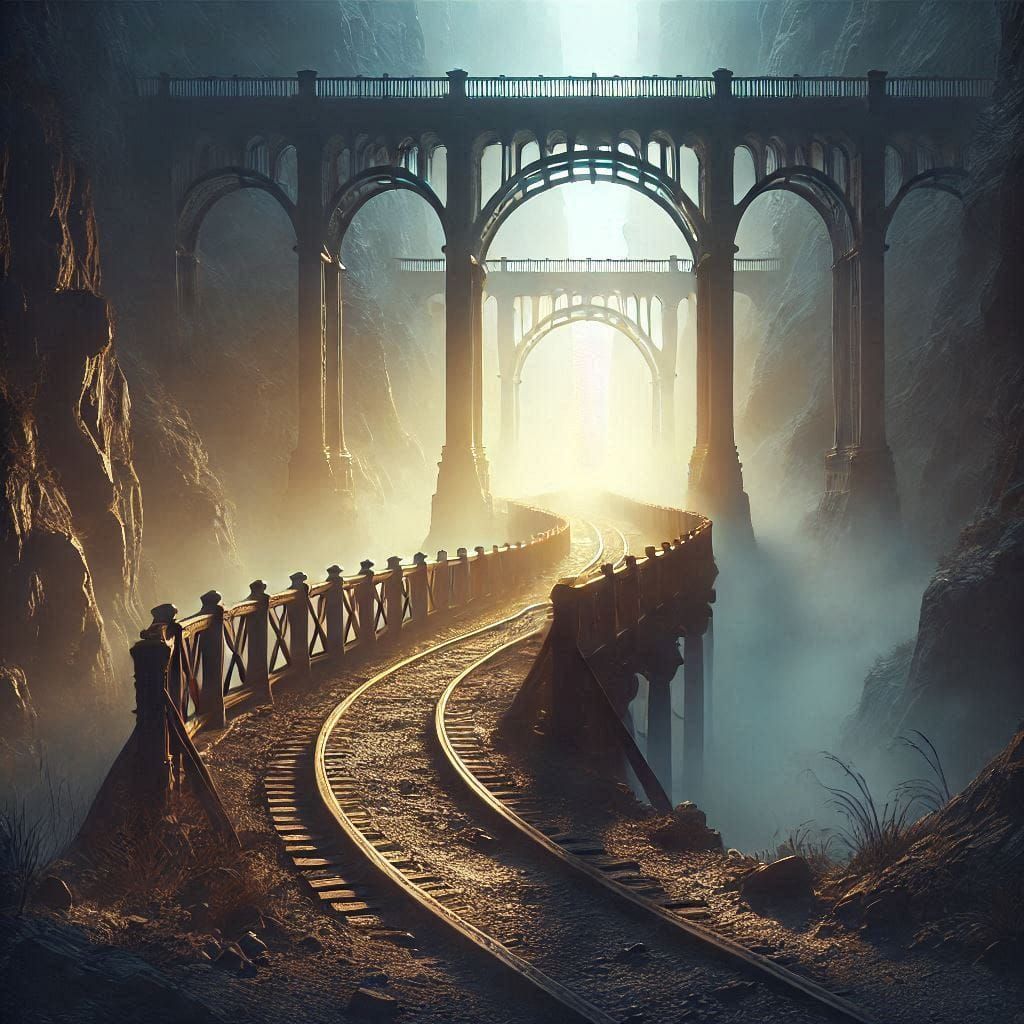 Rails forgotten, walking down the path trodden...