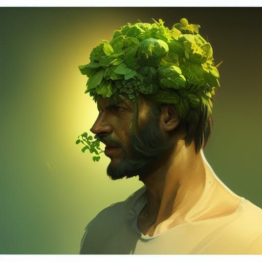 green farmer man