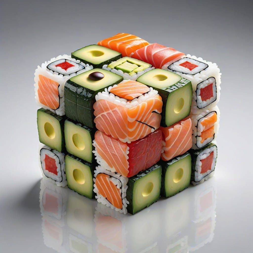 Sushi cube