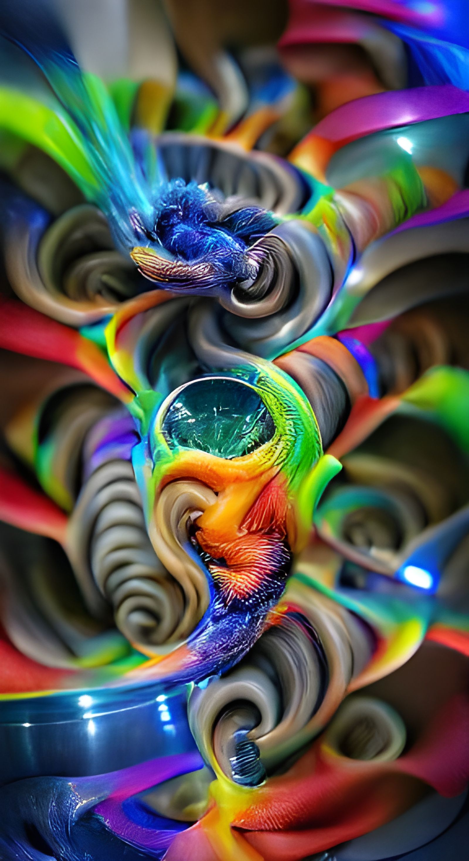 A jewel emerges in a riot of color!