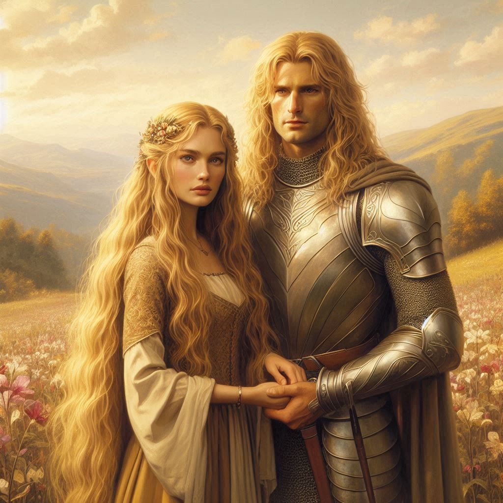 Prince and Lady of Ithilien (Éowyn and Faramir) - AI Generated Artwork ...