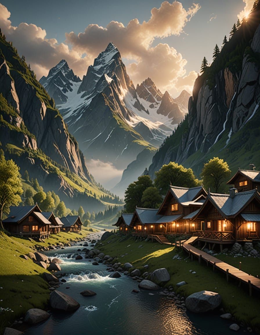 Swiss Alps  by @BERSERKIR