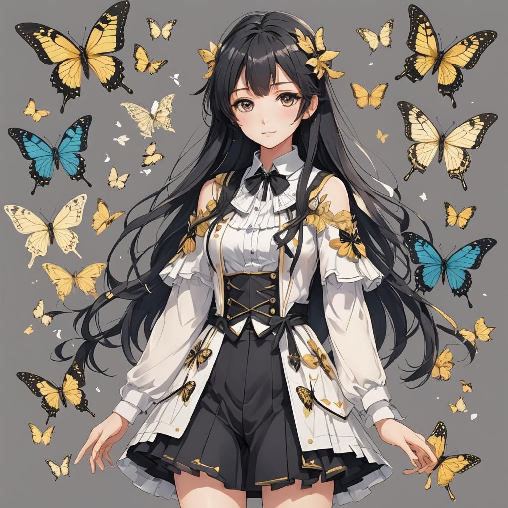 an outfit name Butterfly Swallowtail(outfit design)