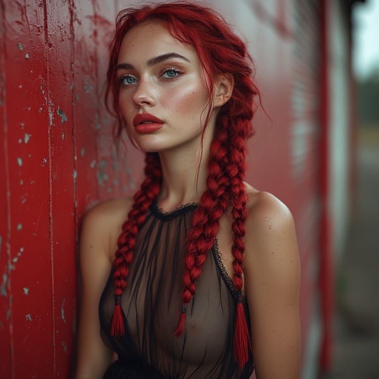 Red braids